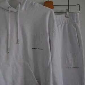 A/X Armani Exchange Jogger Tracksuit Set. Medium hoodie, Small sweatpants